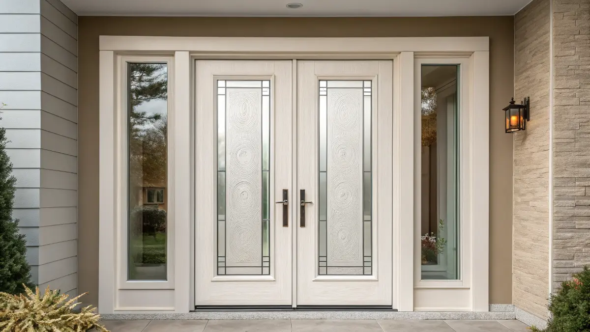 fiberglass double front doors