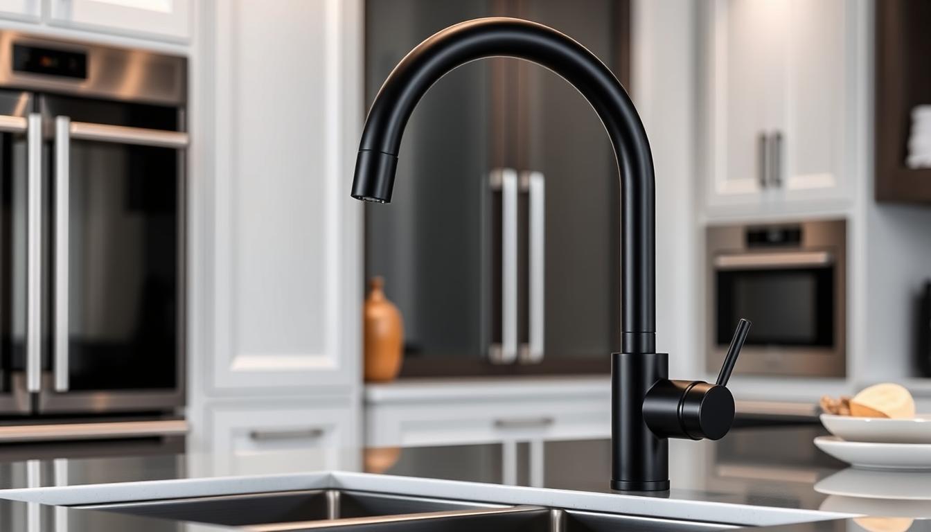 black kitchen faucets
