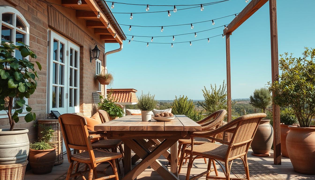rustic outdoor furniture